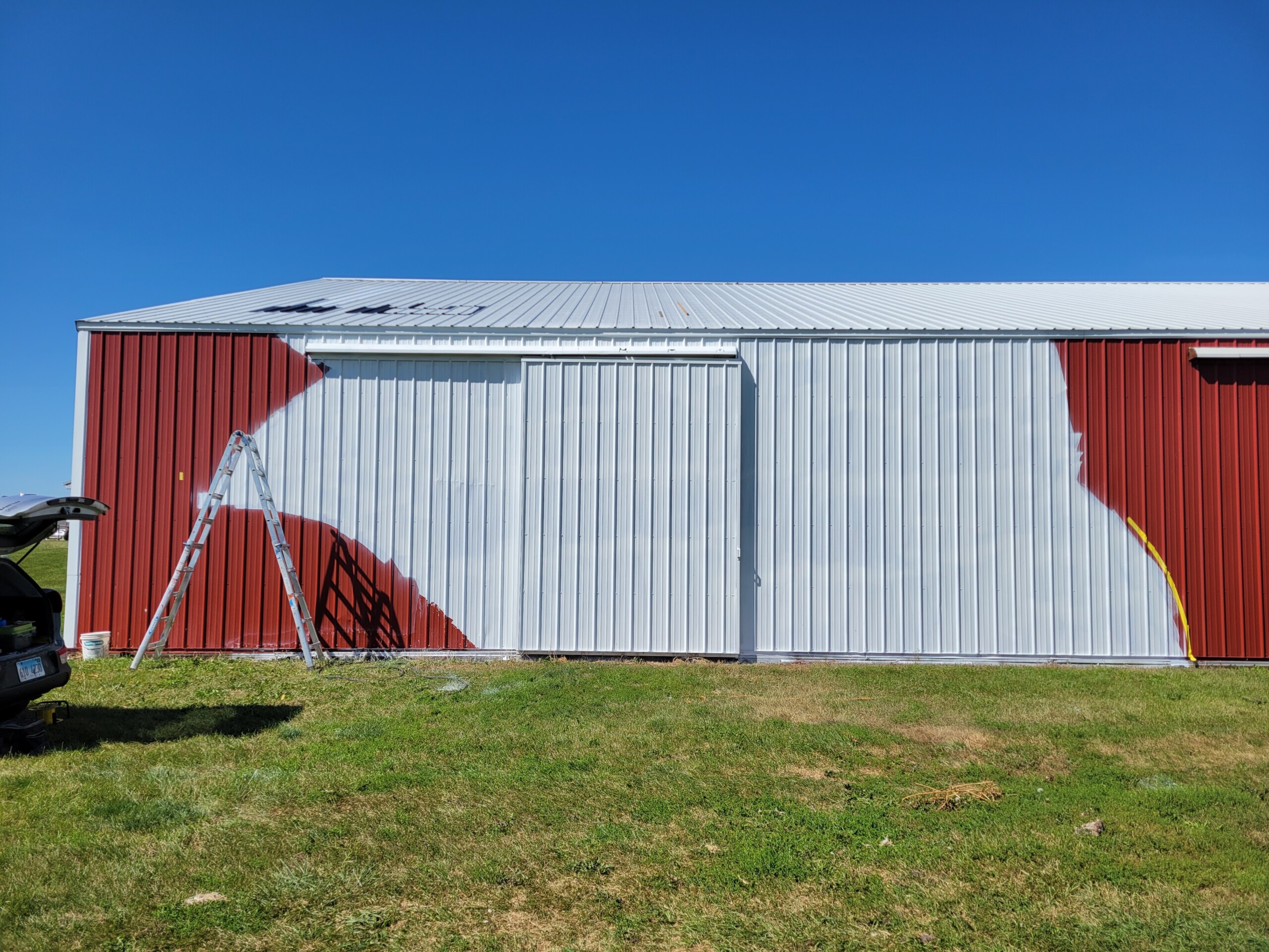 Illinois State University Farm Redbird Logo Painting