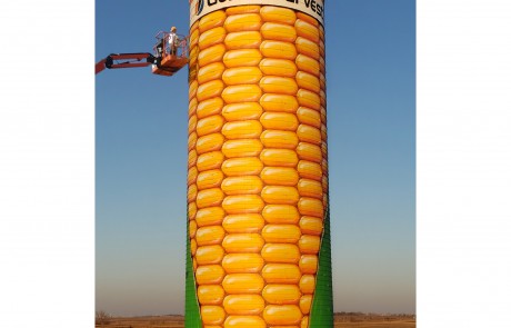 corn silo grain bin painting webster city iowa