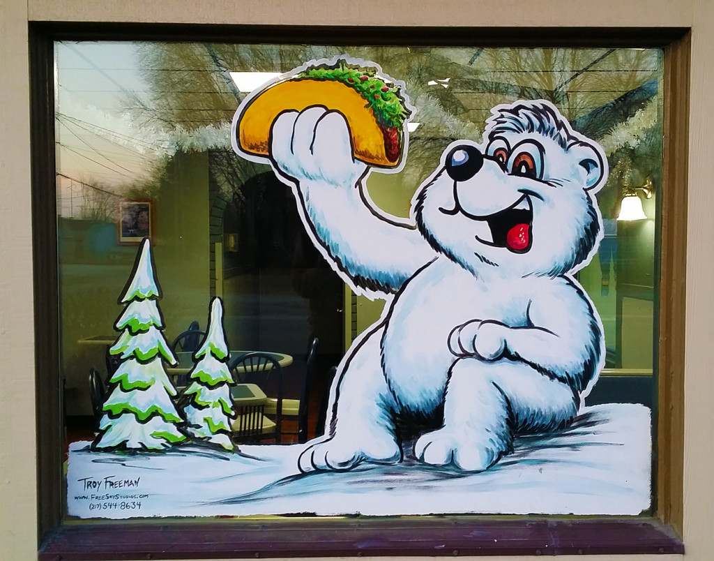 holiday window painting springfield illinois