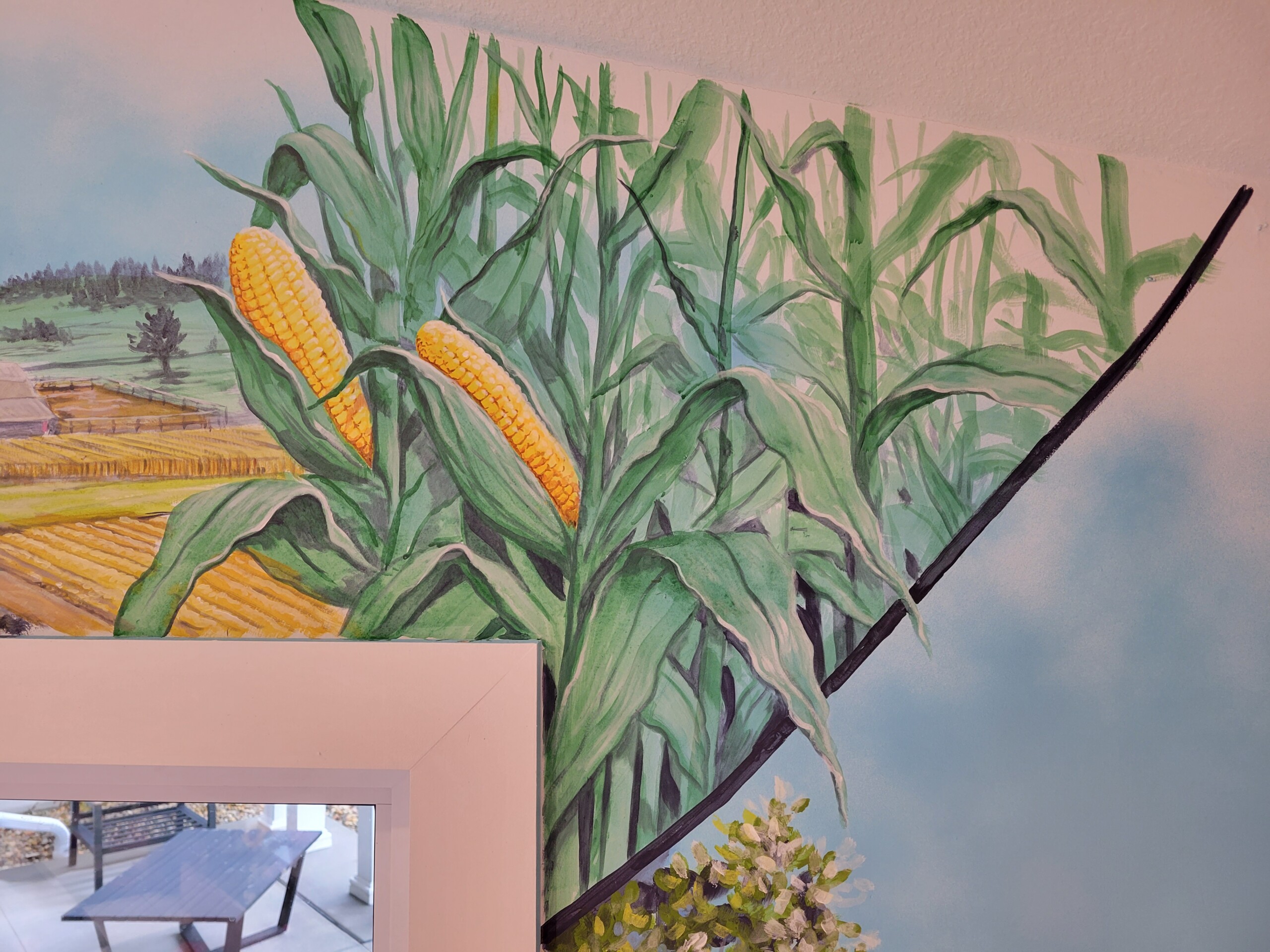 corn mural painting troy freeman