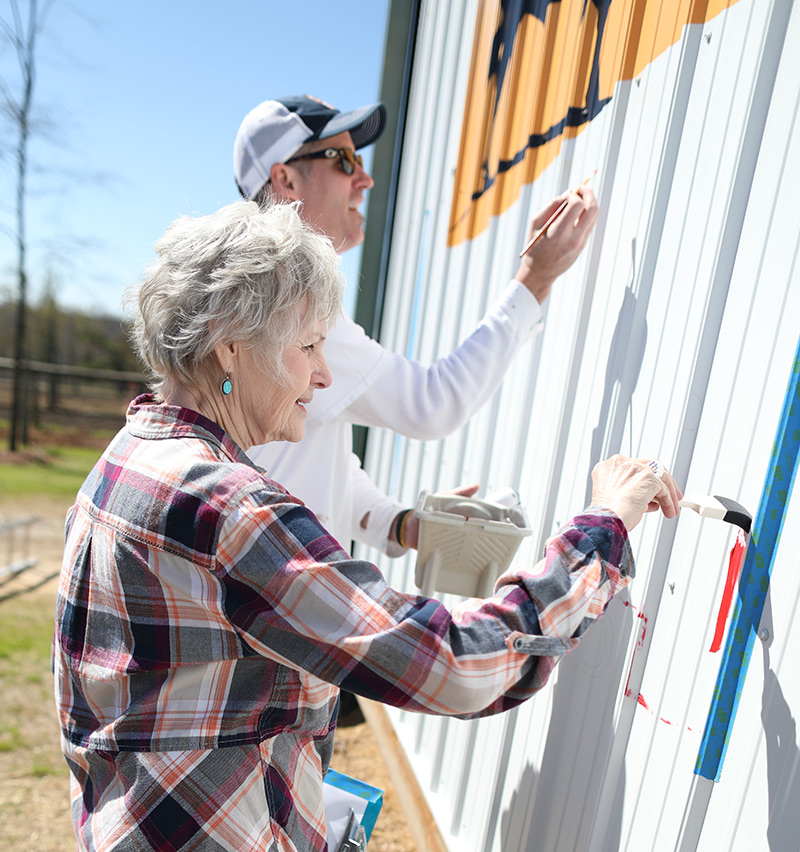 brand the barn painting